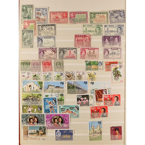 244 - COMMONWEALTH IN 5 STOCKBOOKS. A somewhat untidy mint & used collection of QV to QEII stamps incl Cap... 