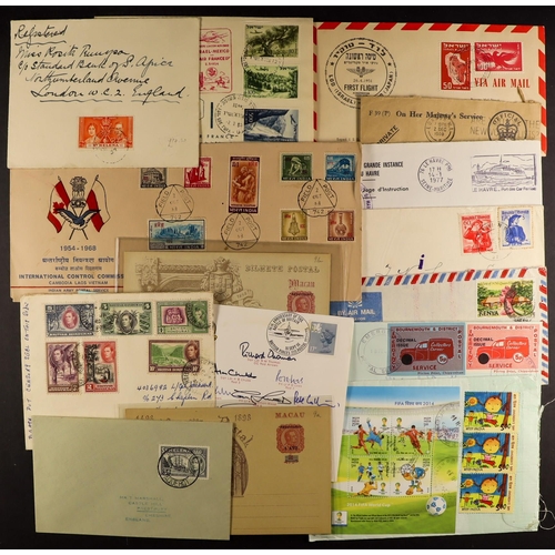 250 - MASSIVE WORLD COVERS HOARD All periods accumulation of covers & cards in two cartons, includes comme... 