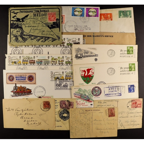 250 - MASSIVE WORLD COVERS HOARD All periods accumulation of covers & cards in two cartons, includes comme... 