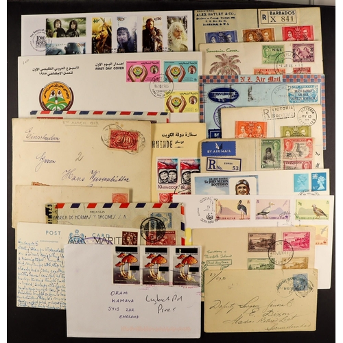 250 - MASSIVE WORLD COVERS HOARD All periods accumulation of covers & cards in two cartons, includes comme... 