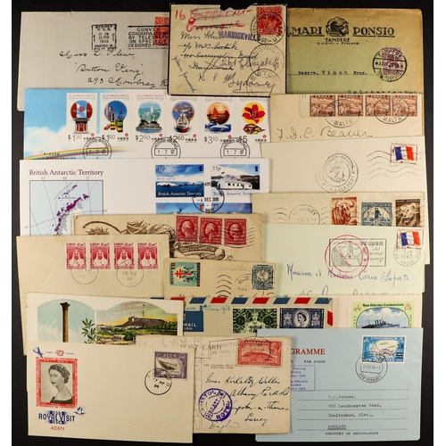 250 - MASSIVE WORLD COVERS HOARD All periods accumulation of covers & cards in two cartons, includes comme... 