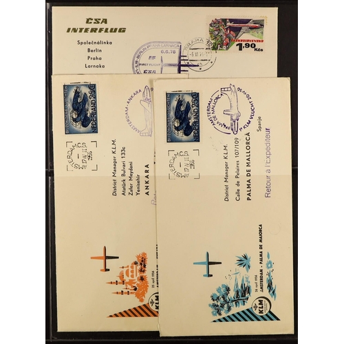 252 - WORLD ASSEMBLY includes special & first flight covers (190+) incl airship & balloon flights, early S... 