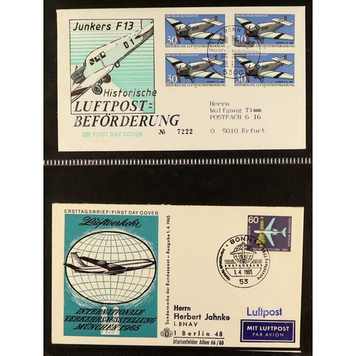 252 - WORLD ASSEMBLY includes special & first flight covers (190+) incl airship & balloon flights, early S... 