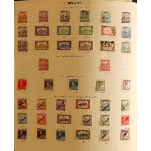 254 - 1860's - 1960's MINT & USED COLLECTION in a large Rapkin album, note Bulgaria, Greece, Hungary, Ital... 