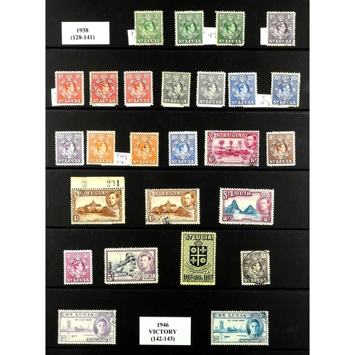 257 - DOMINICA - AND THE SAINTS! 1860's - 1958 COLLECTION of over 700 chiefly mint / never hinged mint sta... 