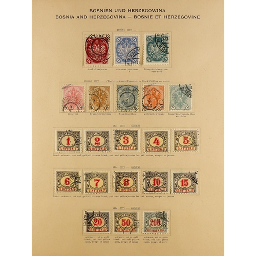 260 - 1912 ANCIENT SCHAUBEK ALBUM World mint & used collection, includes various early imperfs, USA 1861 p... 