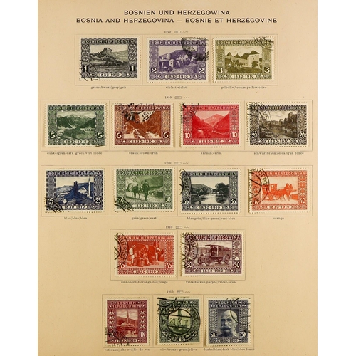 260 - 1912 ANCIENT SCHAUBEK ALBUM World mint & used collection, includes various early imperfs, USA 1861 p... 