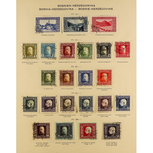 260 - 1912 ANCIENT SCHAUBEK ALBUM World mint & used collection, includes various early imperfs, USA 1861 p... 