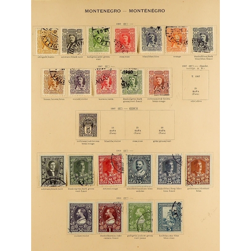 260 - 1912 ANCIENT SCHAUBEK ALBUM World mint & used collection, includes various early imperfs, USA 1861 p... 