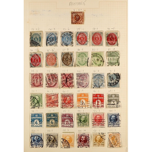 260 - 1912 ANCIENT SCHAUBEK ALBUM World mint & used collection, includes various early imperfs, USA 1861 p... 