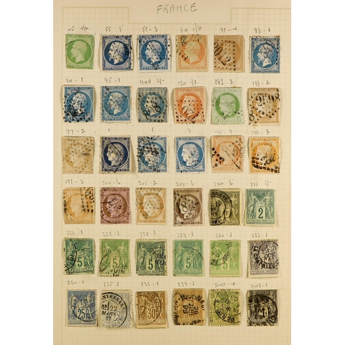 260 - 1912 ANCIENT SCHAUBEK ALBUM World mint & used collection, includes various early imperfs, USA 1861 p... 