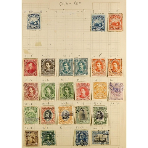 260 - 1912 ANCIENT SCHAUBEK ALBUM World mint & used collection, includes various early imperfs, USA 1861 p... 