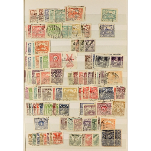 262 - EUROPEAN STAMPS. Mint & used stamps in a large stockbook, note Albania, Bulgaria, Hungary, Montenegr... 