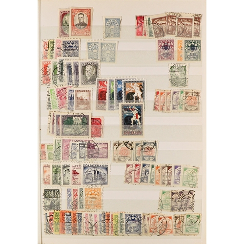 262 - EUROPEAN STAMPS. Mint & used stamps in a large stockbook, note Albania, Bulgaria, Hungary, Montenegr... 