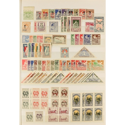 262 - EUROPEAN STAMPS. Mint & used stamps in a large stockbook, note Albania, Bulgaria, Hungary, Montenegr... 