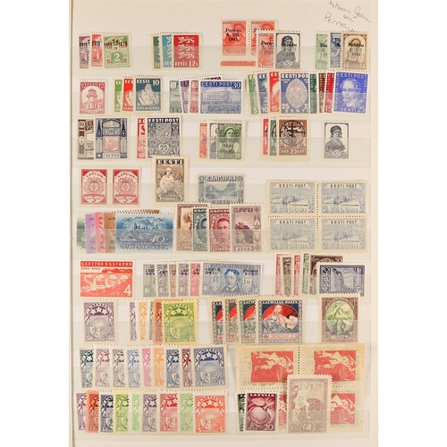 262 - EUROPEAN STAMPS. Mint & used stamps in a large stockbook, note Albania, Bulgaria, Hungary, Montenegr... 