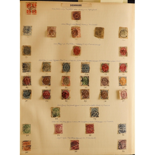 266 - 1860's - 1960's MINT & USED COLLECTION in a large Rapkin album, note Denmark & Danish West Indies, E... 