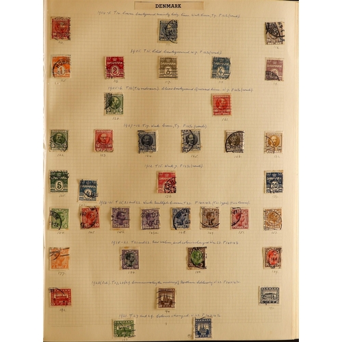 266 - 1860's - 1960's MINT & USED COLLECTION in a large Rapkin album, note Denmark & Danish West Indies, E... 