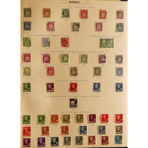 266 - 1860's - 1960's MINT & USED COLLECTION in a large Rapkin album, note Denmark & Danish West Indies, E... 