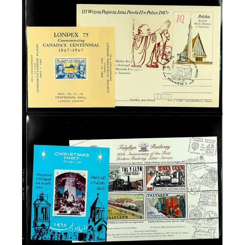 267 - CINDERELLAS / LOCALS collection of 1950's-1990's mainly never hinged mint stamps & miniature sheets ... 