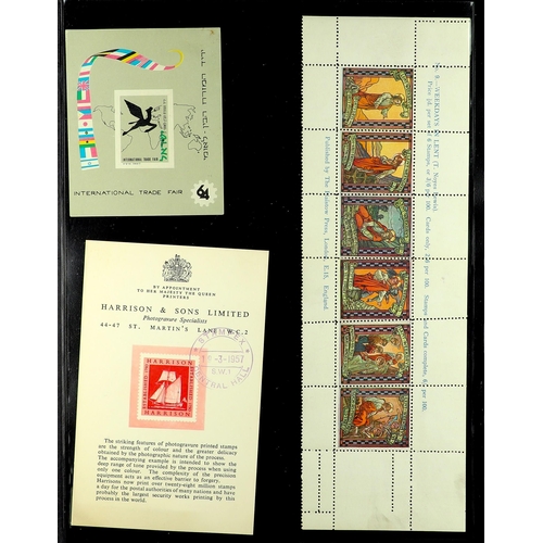 267 - CINDERELLAS / LOCALS collection of 1950's-1990's mainly never hinged mint stamps & miniature sheets ... 