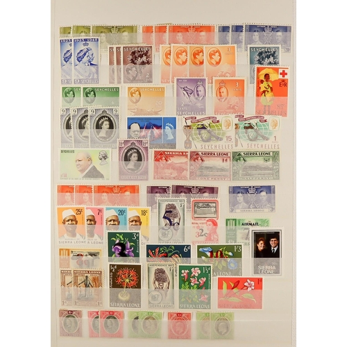 269 - BRITISH COMMONWEALTH Late 19th Century to 1980's fine mint (some later never hinged mint) ranges in ... 