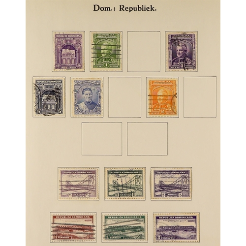 271 - CENTRAL & SOUTH AMERICAS COLLECTION of used stamps in album (and loose stock pages), Argentina, Chil... 