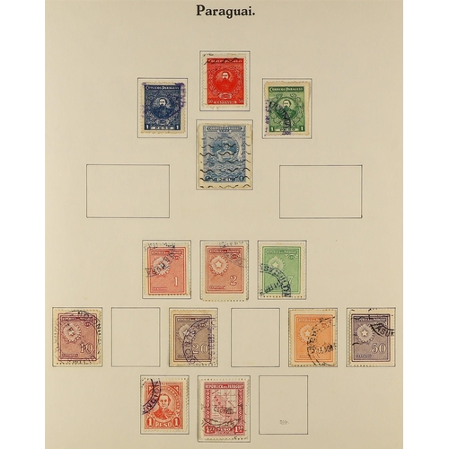 271 - CENTRAL & SOUTH AMERICAS COLLECTION of used stamps in album (and loose stock pages), Argentina, Chil... 