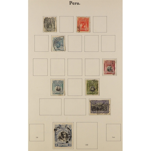 271 - CENTRAL & SOUTH AMERICAS COLLECTION of used stamps in album (and loose stock pages), Argentina, Chil... 