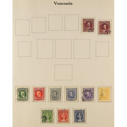 271 - CENTRAL & SOUTH AMERICAS COLLECTION of used stamps in album (and loose stock pages), Argentina, Chil... 