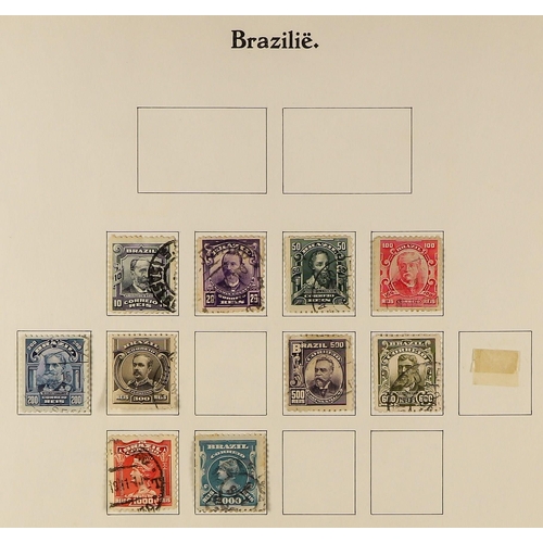 271 - CENTRAL & SOUTH AMERICAS COLLECTION of used stamps in album (and loose stock pages), Argentina, Chil... 