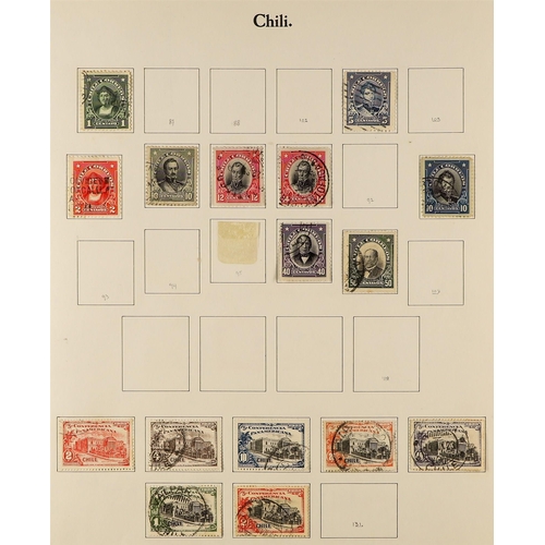 271 - CENTRAL & SOUTH AMERICAS COLLECTION of used stamps in album (and loose stock pages), Argentina, Chil... 