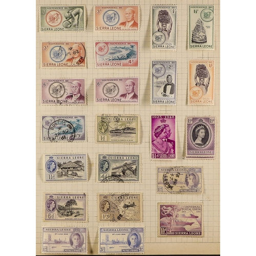 272 - COMMONWEALTH COLLECTION of mint and used in album, much KGVI and earlier QEII (approx 1800 stamps) L... 