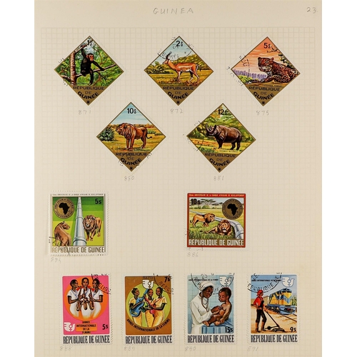 274 - INDEPENDENT AFRICA COLLECTION in 2 albums of chiefly 1950's - 1980's mint & used stamps, chiefly for... 