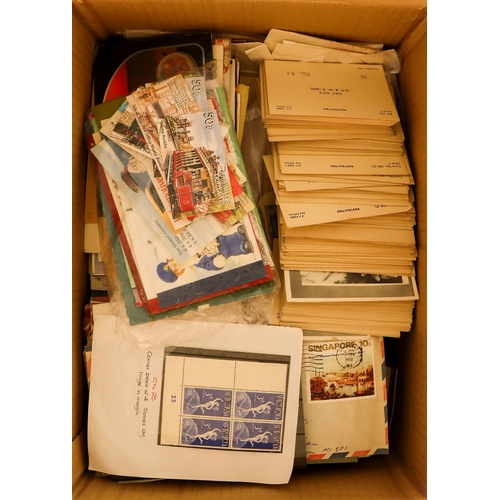 275 - LARGE COLLECTOR'S ESTATE All periods mint & used stamps in six cartons with many covers & ephemera i... 