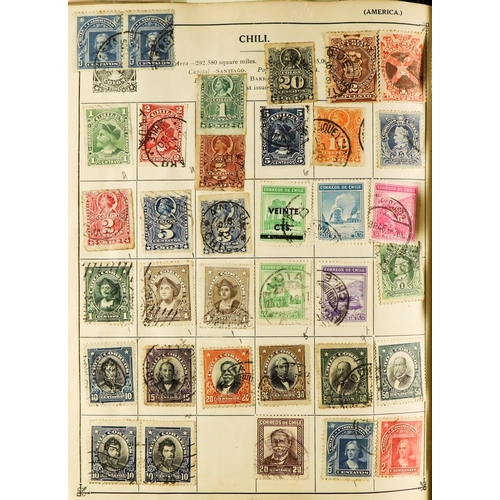 276 - OLD WORLD COLLECTION 1840-1950's mint & used stamps in ancient bulging well filled Strand album with... 