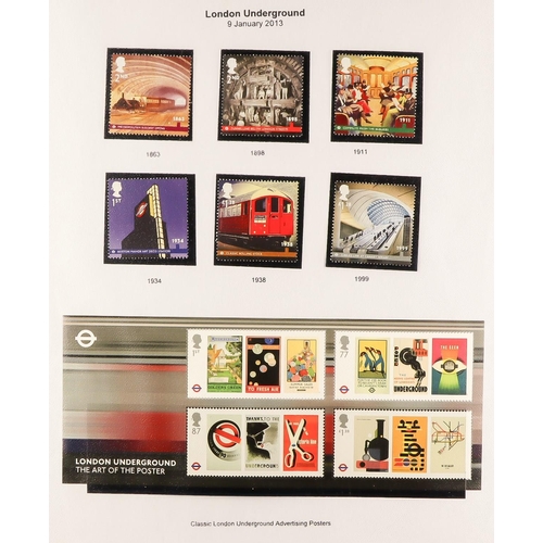 277 - RAILWAYS All periods collection of stamps, mini-sheets, labels, covers, postcards in two albums. Vol... 