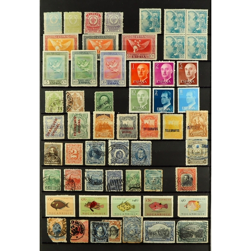 279 - WORLD ACCUMULATION, COVERS & STAMPS All periods mint & used stamps in two cartons, includes Great Br... 