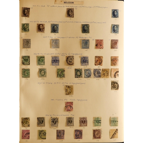 282 - 1850's - 1960's MINT & USED COLLECTION in a large Rapkin album, note Belgium & Colonies, Portugal & ... 