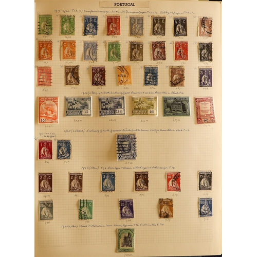 282 - 1850's - 1960's MINT & USED COLLECTION in a large Rapkin album, note Belgium & Colonies, Portugal & ... 