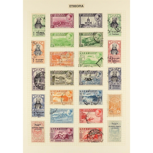 283 - AFRICA & THE MIDDLE EAST mint & used collection in a spring back album, spans Egypt, Ethiopia, vario... 