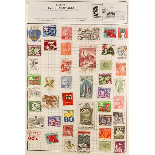 286 - LARGE ESTATE AS RECEIVED IN SIX BOXES WORLD ACCUMULATION all periods mint & used, includes Great Bri... 