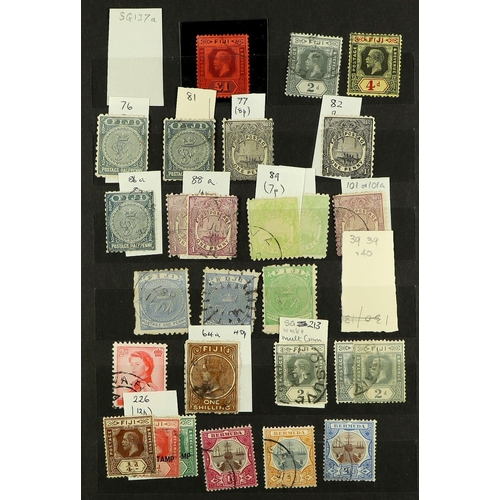 289 - BRITISH COMMONWEALTH useful ranges in an album, stockbook and on pages, with Australia with better R... 