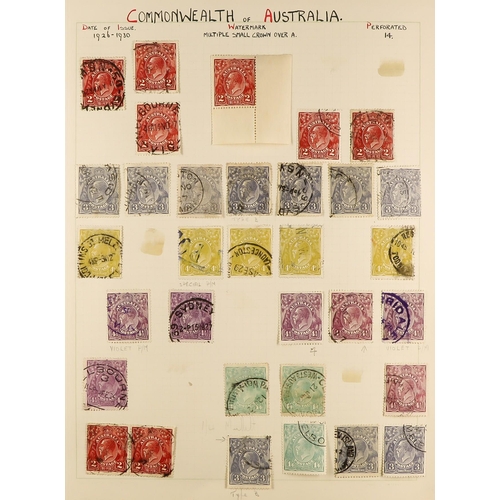 289 - BRITISH COMMONWEALTH useful ranges in an album, stockbook and on pages, with Australia with better R... 