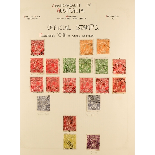 289 - BRITISH COMMONWEALTH useful ranges in an album, stockbook and on pages, with Australia with better R... 