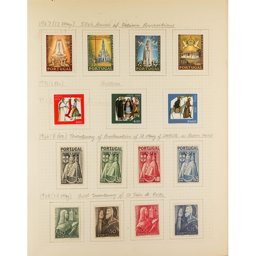 290 - CHRISTIANITY 1920's - 1960's mint collection in album, chiefly complete sets probably with a huge ca... 