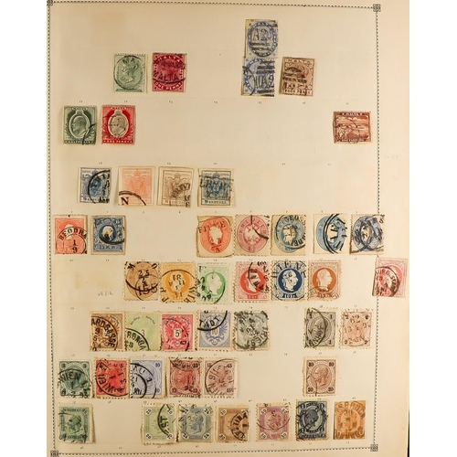 292 - CENTURY STAMP ALBUM WITH MANY CLASSICS. An as received album which was kindly donated straight to ch... 