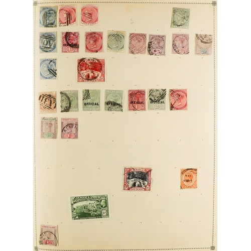 292 - CENTURY STAMP ALBUM WITH MANY CLASSICS. An as received album which was kindly donated straight to ch... 