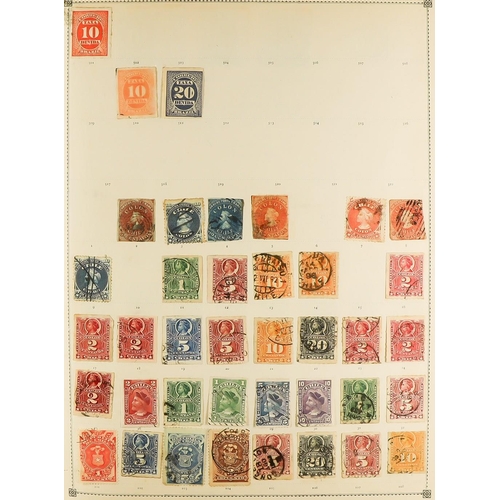 292 - CENTURY STAMP ALBUM WITH MANY CLASSICS. An as received album which was kindly donated straight to ch... 