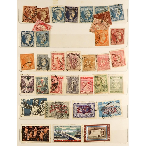 292 - CENTURY STAMP ALBUM WITH MANY CLASSICS. An as received album which was kindly donated straight to ch... 